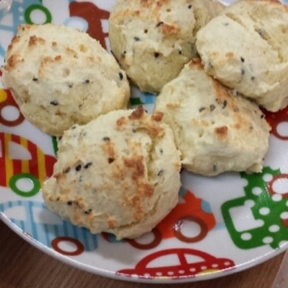 今日の朝食に♪びっくりするほど簡単でした(*^-^*)
ふわふわで美味しかったです(*´∀`)♪